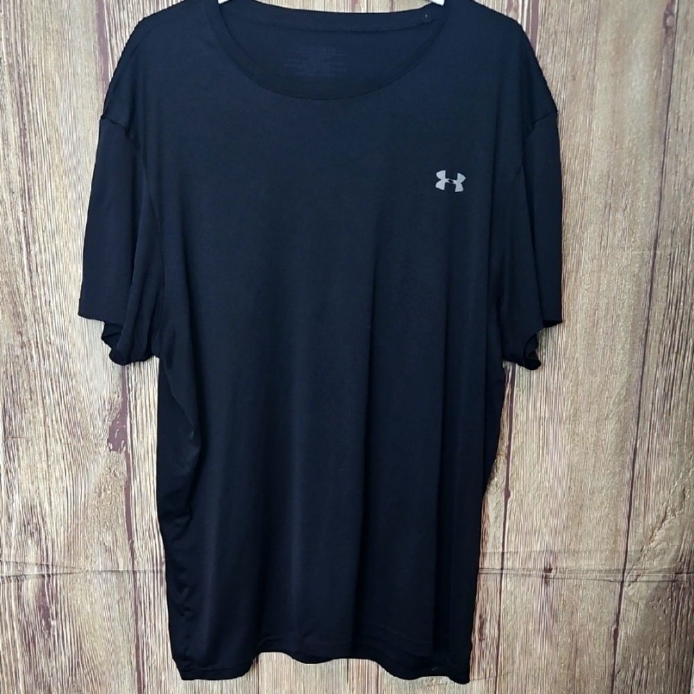 Under Armour Men's Black Shirt Sz XXL